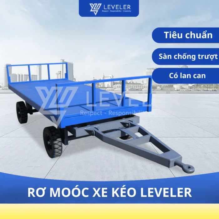 Rơ Moóc Sàn Phẳng Kéo Hàng 5 – 10 Tấn